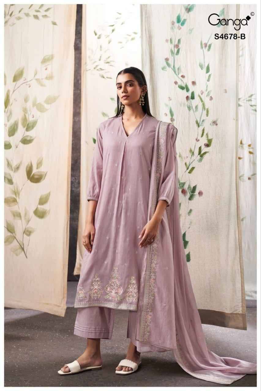 AHALYA 4678 Series By Ganga Fashion Beautiful Festive Suits Stylish Colorful Fancy Casual Wear & Ethnic Wear PREMIUM COTTON Print Dresses At Wholesale Price